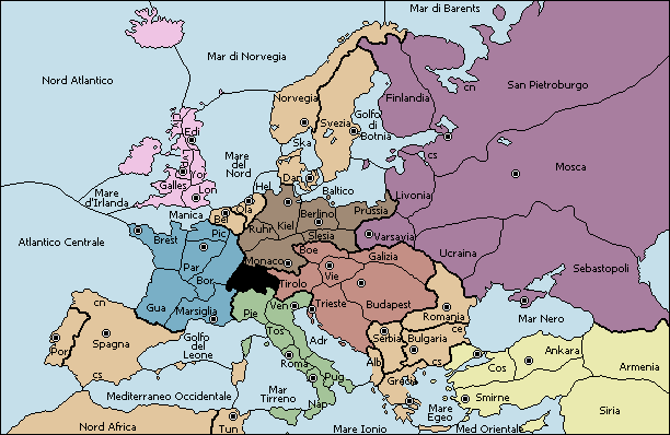 La mappa della variante FleetRome